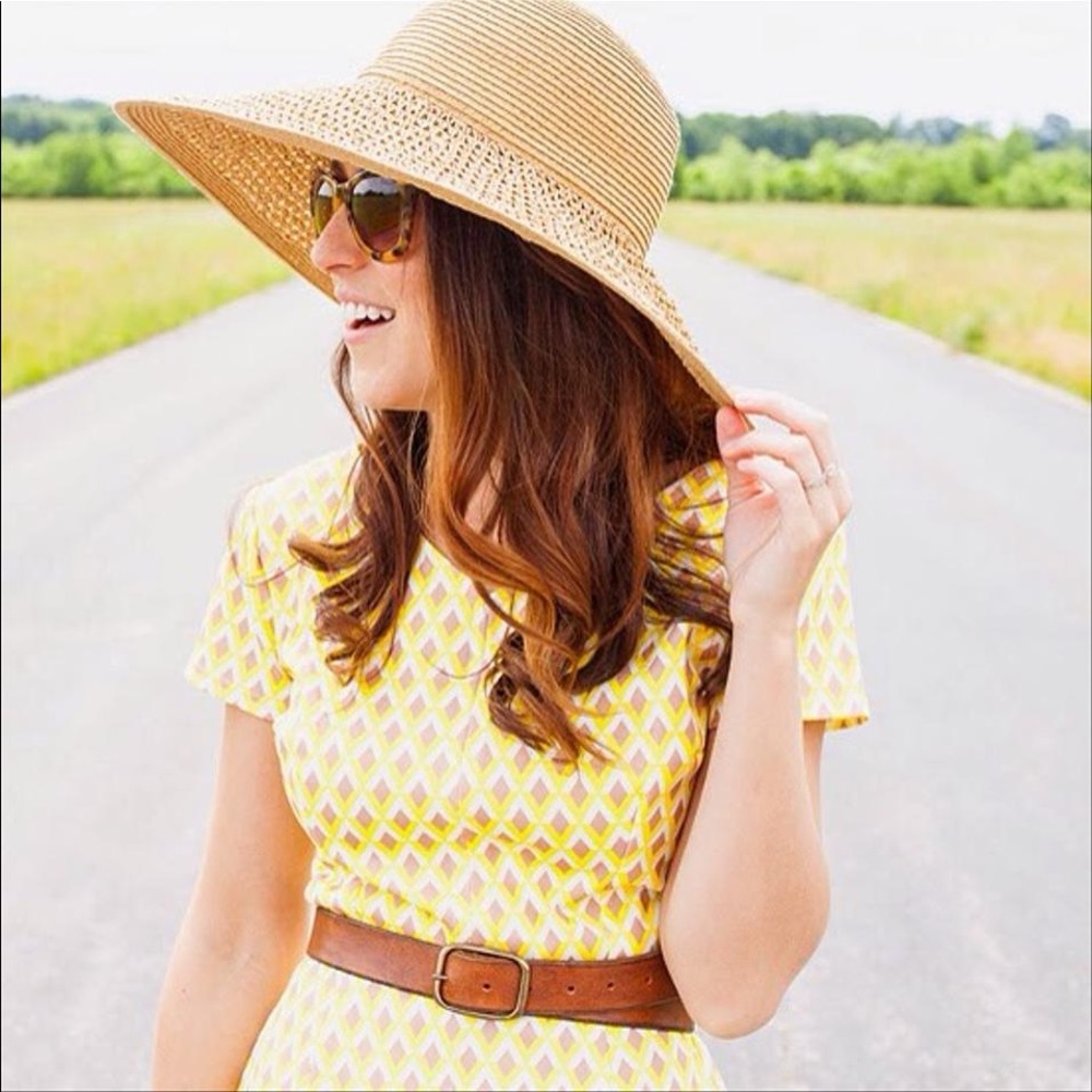 Textured Summer Straw Hat